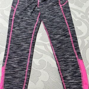 Danskin Capril Pink Gray Workout Pants